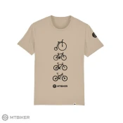 MTBIKER BIKE HISTORY majica s kratkimi rokavi, rjava (2XL)