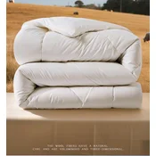 Fuanna Prekrivac, Vuna, 203x229cm, Beli