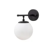 Opviq Roe 10715 Zidna lampa, Crno-Bela