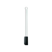 Rösle Spatula 26 cm Stainless steel 18/10 Matt Silicone Smooth Dishwasher Safe Black 12438