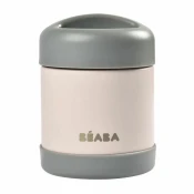 Beaba inox termo posuda 300ml,dark mist/light pink