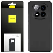 shumee Silikonski ovitek SC 30 za Redmi Note 14 Pro 5G črne barve
