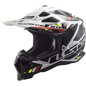 Motokros čelada LS2 Subverter EVO II Stomp (MX700), bela/črna