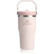 Stanley IceFlow™ Flip Straw Tumbler steklenica za vodo iz nerjavnega jekla Rose Quartz 600 ml