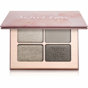 ZOEVA Velvet Love Eyeshadow Quad paleta sjenila za oci nijansa Smoky Sultry Eyes 4x1,5 g