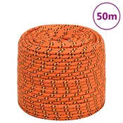 Vidaxl vidaXL Jadralna vrv, oranžna, 6 mm, 50 m, polipropilen