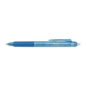 Rollerball olovka, 0,25 mm, brišiva, s gumbom, PILOT Frixion Clicker, svijetloplava BLRT-FR5-LB
