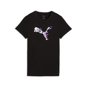 Puma GRAPHICS FLORAL CAT TEE, ženska majica, crna 691912
