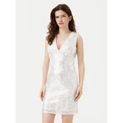 YAS Cocktail obleka Olga 26036725 Srebrna Regular Fit
