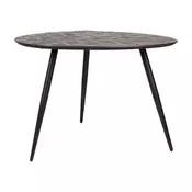 Okrogla jedilna miza iz masivnega tika 76x111 cm Webster – White Label