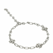 Tory Burch Narukvica Roxanne Chain Delicate Bracelet 84969 Srebrna