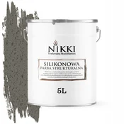 shumee Silikonska strukturna fasadna barva 5L temno toplo siva F296 UV