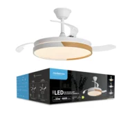 Modee stropni ventilator z LED svetilko 33W 3CCT