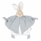 Zeko od tekstila sivi Organic Cotton Doudou Rabbit Grey Kaloo za maženje u krevetiću 20 cm u poklon kutiji od 0 mjes