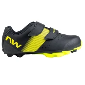 Otroški čevlji Northwave Hammer Junior, črno/rumeni fluo (EU 32)
