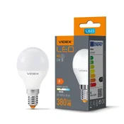 Žarnica bela G45 4W E14 topla 380lm 3000K Videx