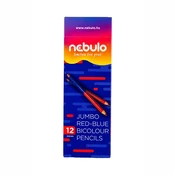 Postairón NEBULO Jumbo trokutasti crveno-plavi JRNB-TR-1