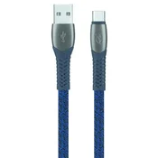 USB kabel, USB na USB-C, 1,2 m, RIVACASE PS6102, plavi 4260403575963