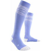 Womens compression knee-high socks CEP Animal Sky/White