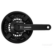 SHIMANO TOURNEY FC-TY301 42X34X24T 6/7/8 BRZINA 175mm SQUARE CRNI SA ZAŠTITOM OD LANCA