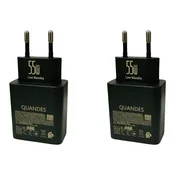 Stenski polnilnik , združljiv z adapterjem Samsung Super Fast Charger 55W GaN USB Type-C z nizko stopnjo pripravljenosti brez kabla, 2 kosa