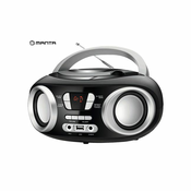 MANTA FM radio MM9310BT (Boombox, BT 5.1, USB), crni