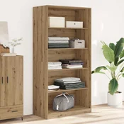 vidaXL Garderobna omara artisan hrast 100x50x200 cm inženirski les
