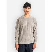 REELL Coverstitch Crewneck Sweater shadow green