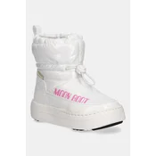 Otroški zimski škornji Moon Boot MB JR PARK TUBE MID GLITTER WP bela barva, 80D3440110