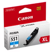 Toner123 Toner123 Kompatibilna kartuša za Canon CLI-551C XL / 6444B001 / Pixma IP7250, MG5450, MG5550, MG6350, MG6450, MG7150, MX725, MX925 - cyan XL, (21341716)