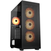 COUGAR MX220 RGB PC Case, Mid Tower, Black