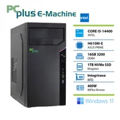 PCPLUS e-machine i5 14400 16GB DDR4 1TB SSD Windows 11 Home namizni računalnik