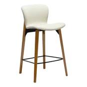 Kremno bel barski stol (višina sedeža 68 cm) Paragon – DAN-FORM Denmark