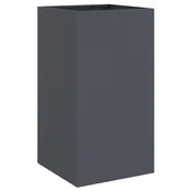 Vidaxl Cvetlično korito antracit 42x38x75 cm jeklo