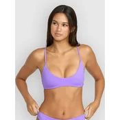 Volcom Simply Seamless Crop zgornji del bikini kopalk purple passion