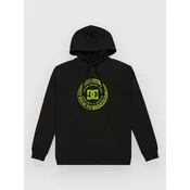 DC Corpo Raglan moški pulover s kapuco black