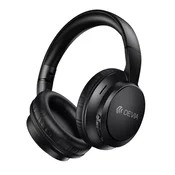 DEVIA KINTONE LITE1 Bluetooth slušalice, STEREO v5.4, sklopive, CRNE