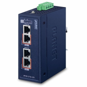 PLANET IPOE-270-12V mrežni prekidac Podrška za napajanje putem Etherneta (PoE) Plavo