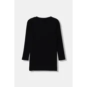 Otroška obleka adidas Originals črna barva, JX2849