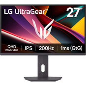 LG 27G610A 27 QHD, 2xHDMI, DP, HAS, 200Hz, HDR40, 27G610A-B.AEUQ