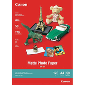 Papir CANON MP-101 A4; A4/matt/170gsm/50 listov