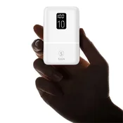 Sign Mini Q.C Powerbank z zaslonom 10.000 mAh - bela