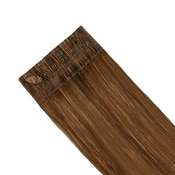 SEISETA Prirodna kosa za nado gadnju, Keratin, 50/55cm, 12 Copper Golden Blonde, 25 pramenova