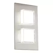 Eglo Pias  spoljna zidna lampa/2, led, 2x2,5w, inox/bela