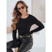 Damski sweter pršżkowany NOLVIE czarny Dstreet