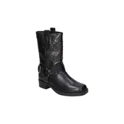 Xti za ženske. 14299903-NEGRO Škornji 142999 črni (37), Črna, 3 do 5 cm, Zip, Priložnostno