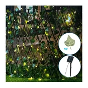 Aigostar - LED solarni niz 102xLED/2x0,7m IP65 topla bela ivy