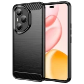 Techsuit Carbon Silicone ovitek za Honor 400 Pro – črna