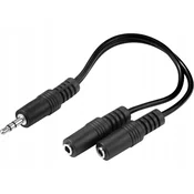 Kabel Sandberg MiniJack Splitter 1->2 502-16