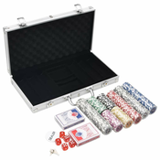 Vidaxl Komplet poker žetonov 300 kosov 11,5 g